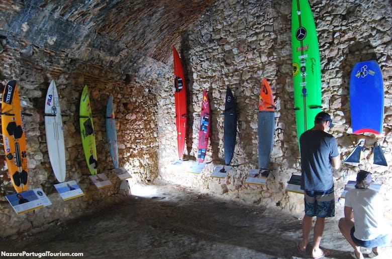 Nazaré surfing exhibition